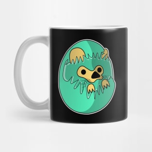 cute cyan baby porcupine Mug